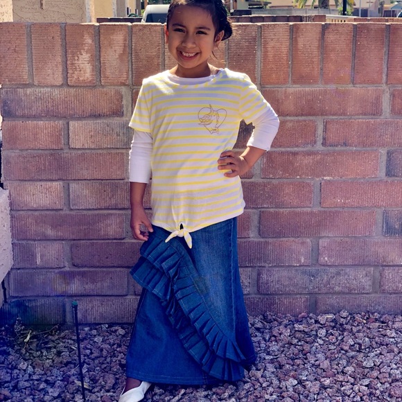 Dresses & Skirts - Custom jean skirts